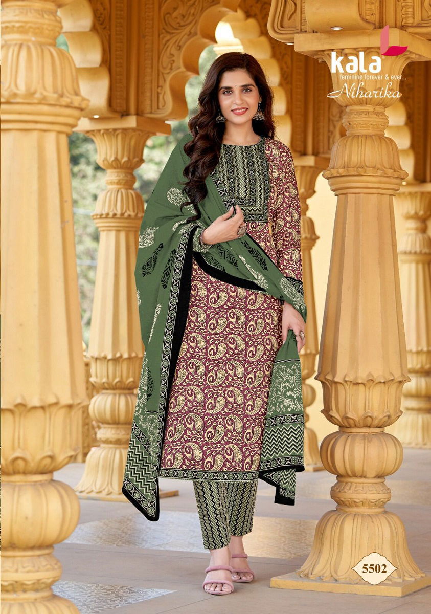 Kala Niharika Vol 1 Printed Cotton Dress Material Catalog
